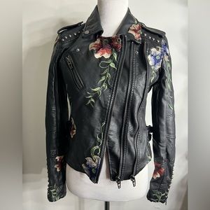 Womens Luxury Clothing Vegan Leather Semi Fit Motorcycle Jacket